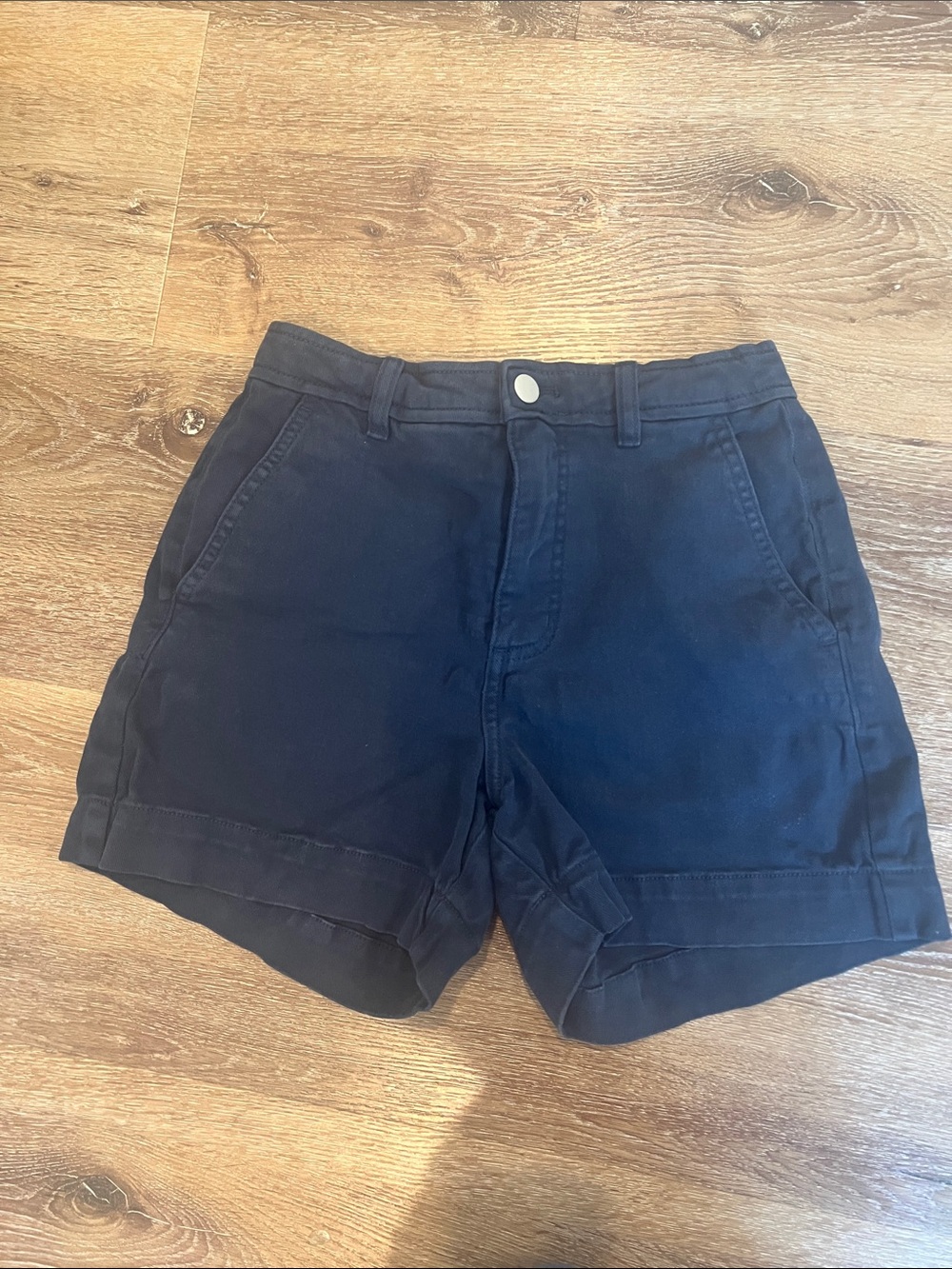 Everlane Twill Shorts Navy Blue